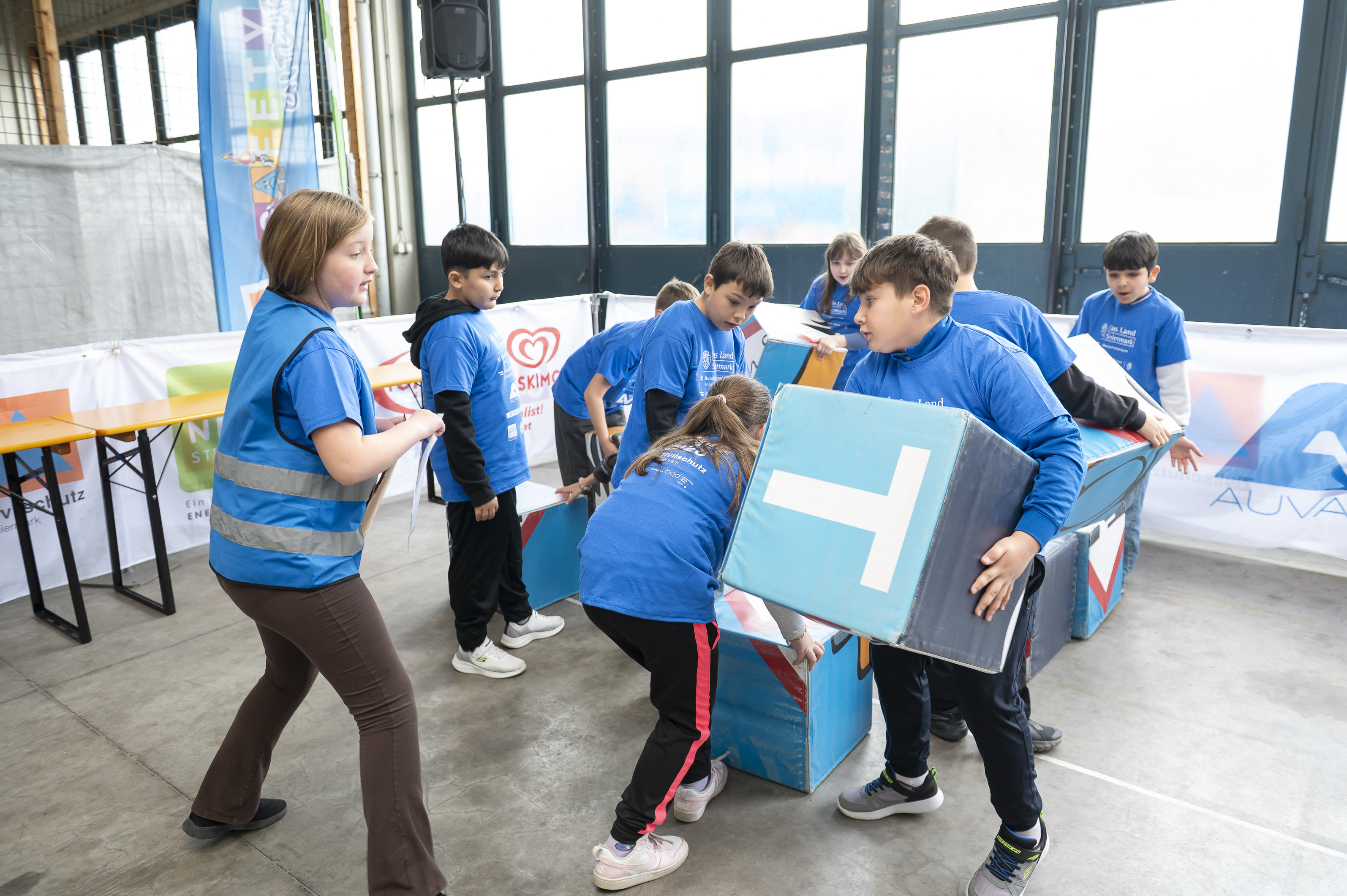 Die Kids waren mit viel Ehrgeiz dabei. © Stadt Graz/Foto Fischer Die Kids waren mit viel Ehrgeiz dabei.